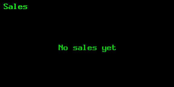 Chart state: empty