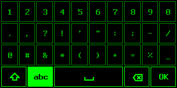 Keyboard: symbols layer