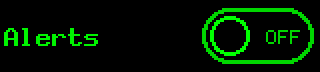Toggle: off
