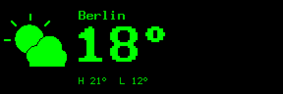 Weather glyph
